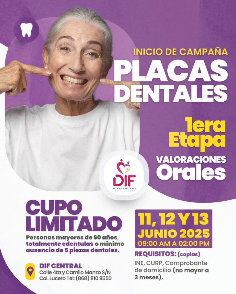 IMG-20250611-WA0030-822x1024 Invita DIF Matamoros a los Adultos Mayores a beneficiarse con la Campaña Municipal de Placas Dentales