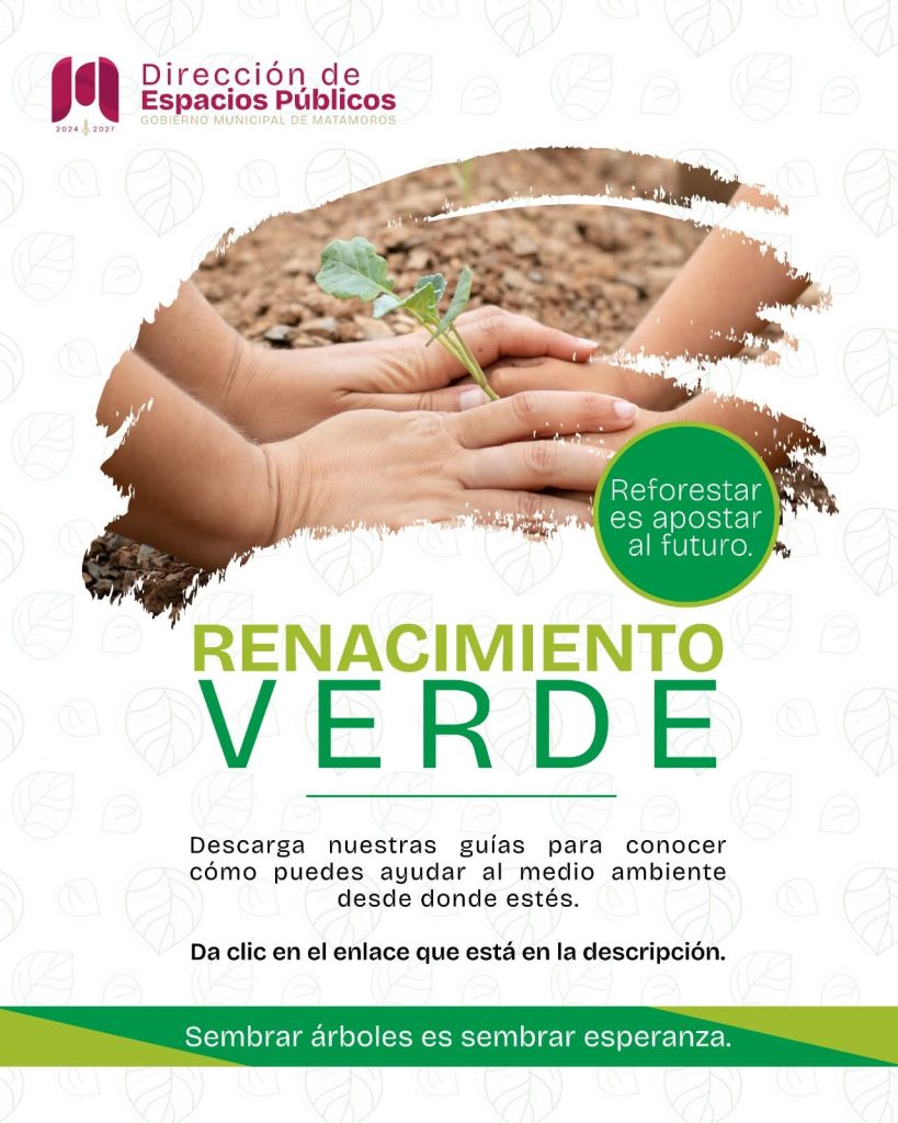 IMG-20250624-WA0023-819x1024 Lanzan en Matamoros la campaña “Renacimiento Verde” para fomentar el cuidado del medio ambiente