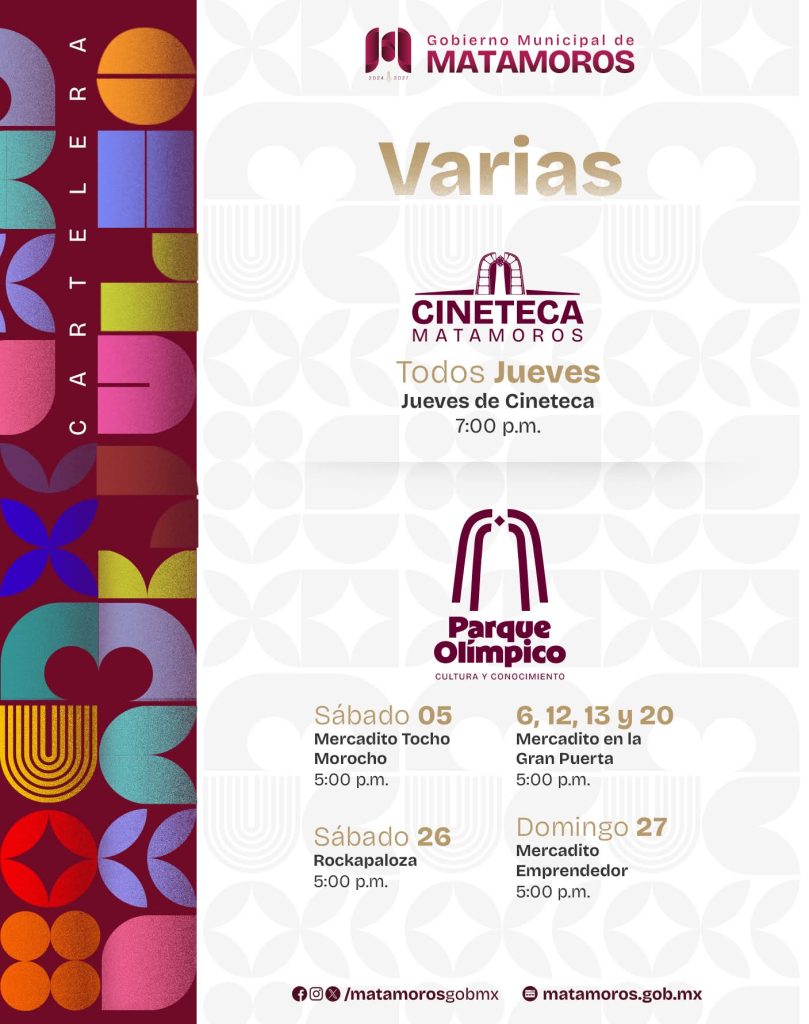 IMG-20250704-WA0027-809x1024 Matamoros se llena de cultura en julio: consulta la cartelera de actividades