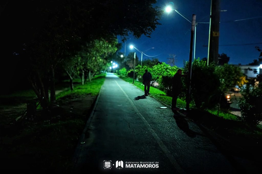 IMG-20250912-WA0035-1024x683 Gobierno de Beto Granados avanza en la rehabilitación del alumbrado público del bordo del Río Bravo